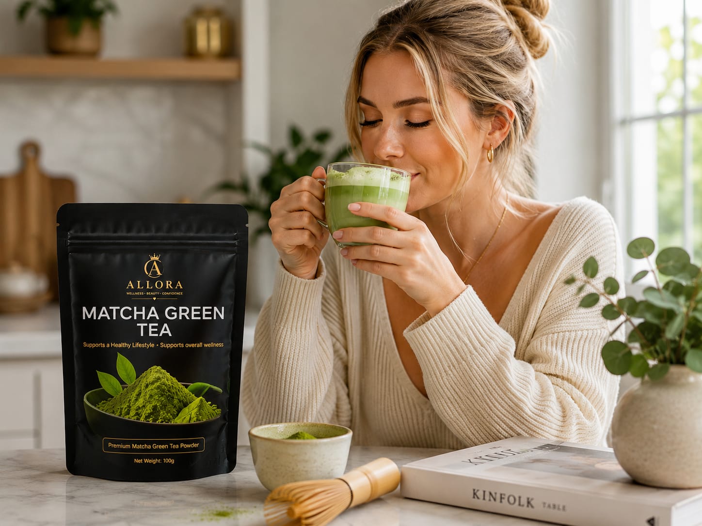 Allora Matcha Green Tea – Premium Powder | 100g